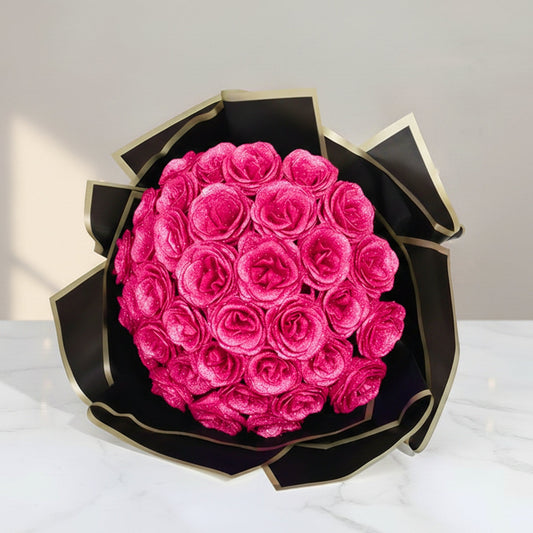 Glitter Rose Bouquet