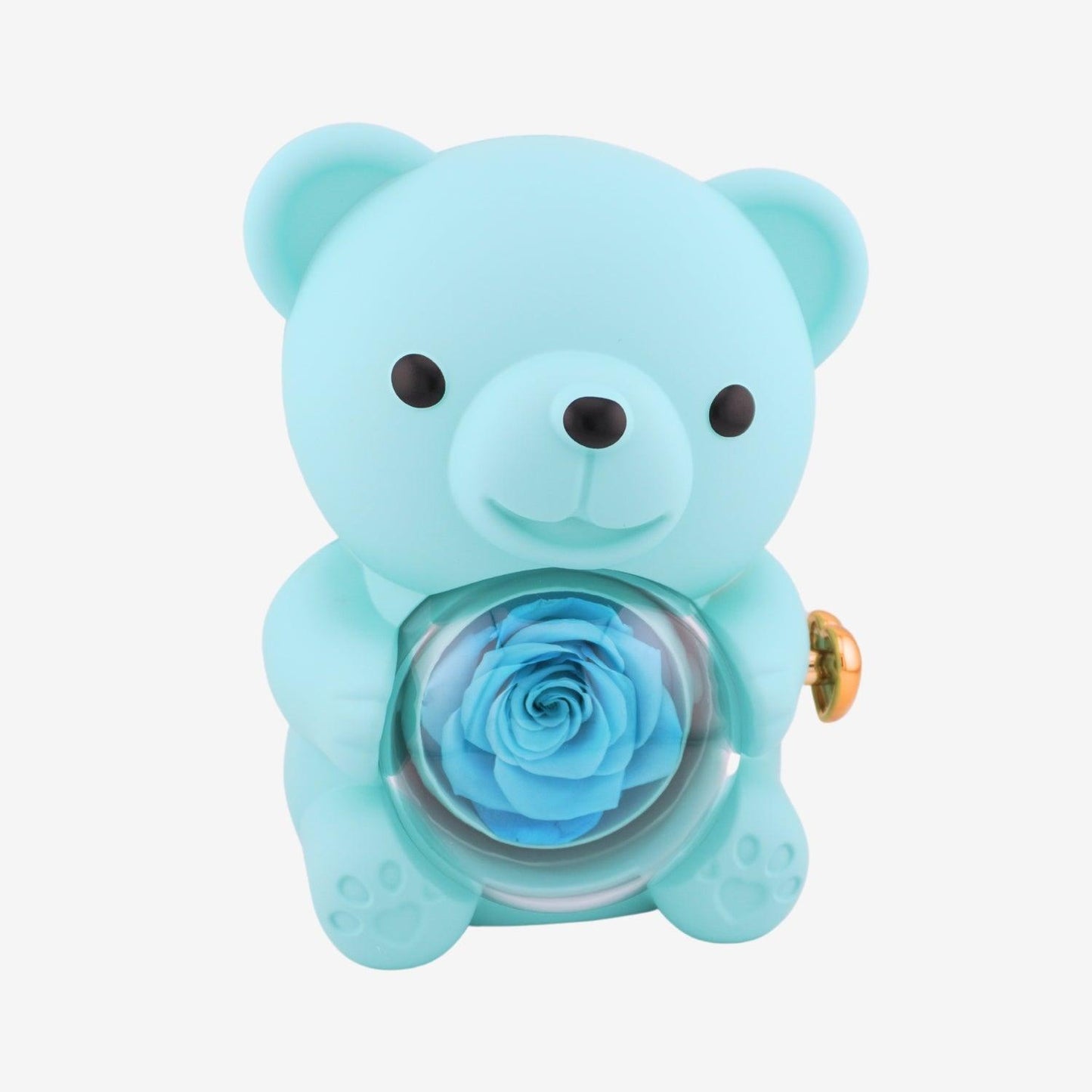 Eternal Rose Bear with Engraved Necklace