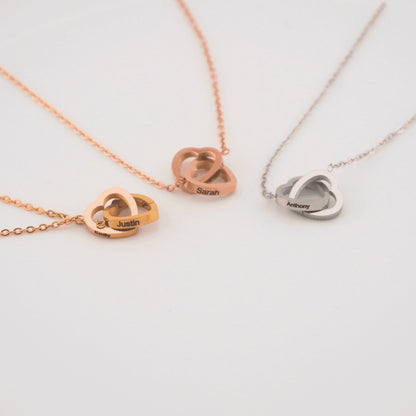 Eternal Rose Box with Engraved Necklace